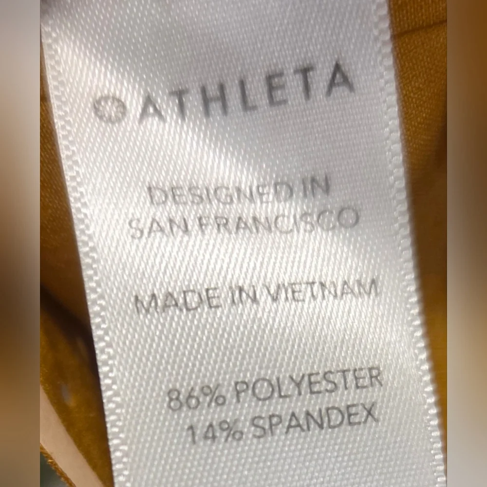 Athleta Mustard Yellow Crop Top - Picture 8 of 8